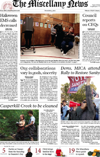 Miscellany News front page, November 4, 2010.png