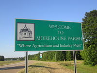 Morehouse Parish, LA, sign IMG 2836.JPG