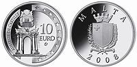 Silver, 10 euro, Auberge de Castille (2008)