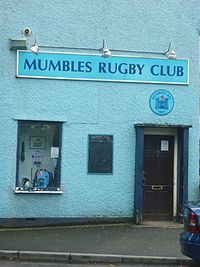 Mumbles RFC clubhouse.JPG