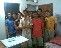  The first batch of hostel boys 