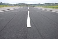 New runway, Colonsay airport.jpg