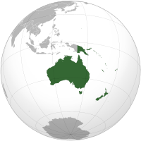 Member nations of Oceania Tennis Federation