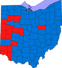 Ohio Governor Election Results by County, 2006.svg
