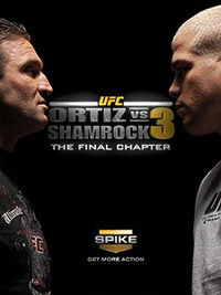 A poster or logo for Ortiz vs. Shamrock 3: The Final Chapter.