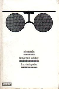 Mirrorshades 1989 first paperback edition cover