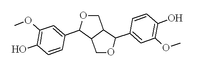 Chemical structure of pinoresinol