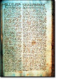 an ancient manuscript page