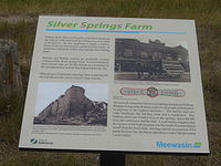 Plaque honouring Silver Springs Farms, Saskatoon