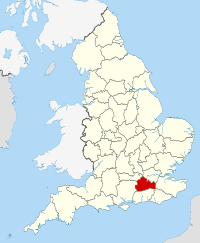 Surrey within England