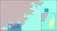 Taiwan ROC political division map Kinmen County.svg