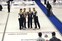 Nedohin with the "Ferbey Four" in 2010