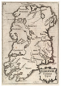 Wenzel Hollar's historical map of Ireland
