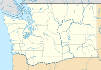Map showing the location of Nisqually National Wildlife Refuge