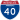 I-40 (AR) Metric.svg