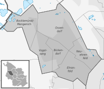 District map of Ehrenfeld