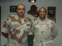 Staff Brigadier General Nassir al-Hiti & Captain James Văn Thạch.jpg