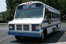 1995-2000 Blue Bird Mini Bird activity bus on Chevrolet P30 chassis