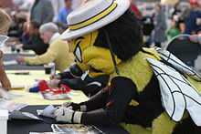 Chicago Sting Mascot 'Stanley Sting' pictured in 2009.