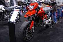 2010 Ducati Hypermotard 796 at the 2009 Seattle International Motorcycle Show 2.jpg