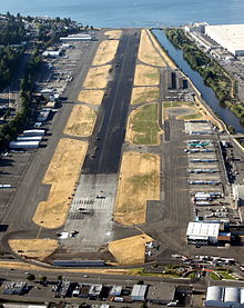 Aerial Renton Airport during Resurfacing Aug 2009.jpg