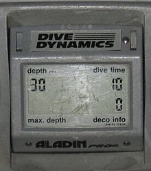 Close-up of the LCD display of an Aladin Pro