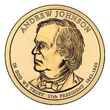 Andew Johnson $1 Presidential Coin obverse.jpg