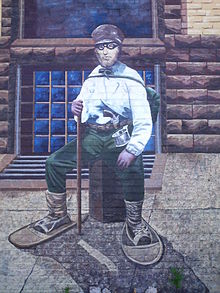 Mural of Asaph Whittlesey.