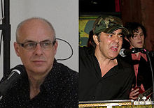 Headshots of Brian Eno and Daniel Lanois.