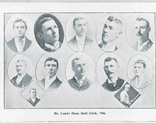 Poster depicting portraits of several men, most of whom have their heads tilted slightly.