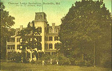 Chestnut Lodge Postcard dated 1909