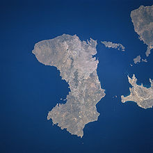 Satellite image of Chios