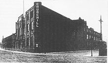 The Churchill Machine Tool Co Ltd factory at Pendleton, Salford