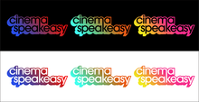 Cinema Speakeasy logos
