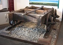 Wagon and track of a Dean Forest plateway
