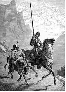 "Don Quixote and Sancho Panza" by Gustave Doré