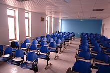lecture room in future university.