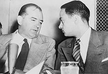 McCarthy and Cohn during the hearings
