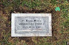 Meredith Hunter's headstone