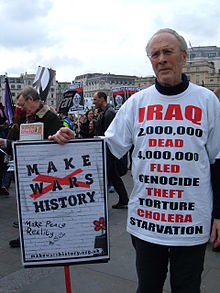 Michael Culver, Stop the war protest Trafalgar Square 15March08.JPG