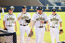 Michigan Wolverines baseball team players.