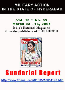 Military action in the state of hyderabad sundarlal report.jpg