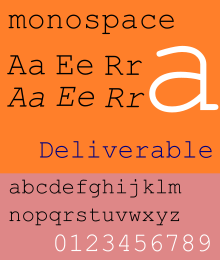 Monospace sample text