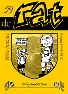 Logo NAC Fanzine 'De Rat'