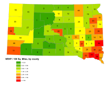NRHP South Dakota Map.svg