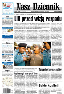 Nasz Dziennik daily (front page).jpg