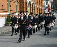 Nordnæs bataljon, marching.jpg