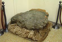 The Ontonagon Copper Boulder, off display of the Smithsonian National Museum of Natural History, in 2011.