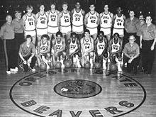 Oregon State's 1980-81 basketball team known as the Orange Express.