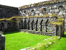  The cloisters of Oronsay Priory